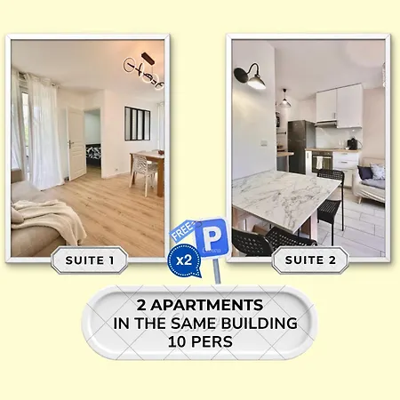 Kaala - Group Friendly And Paris With Free Parking Apartmán Lognes